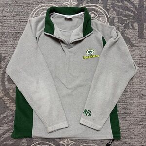 NFL Green Bay Packers Quarter Zip Fleece Jacket